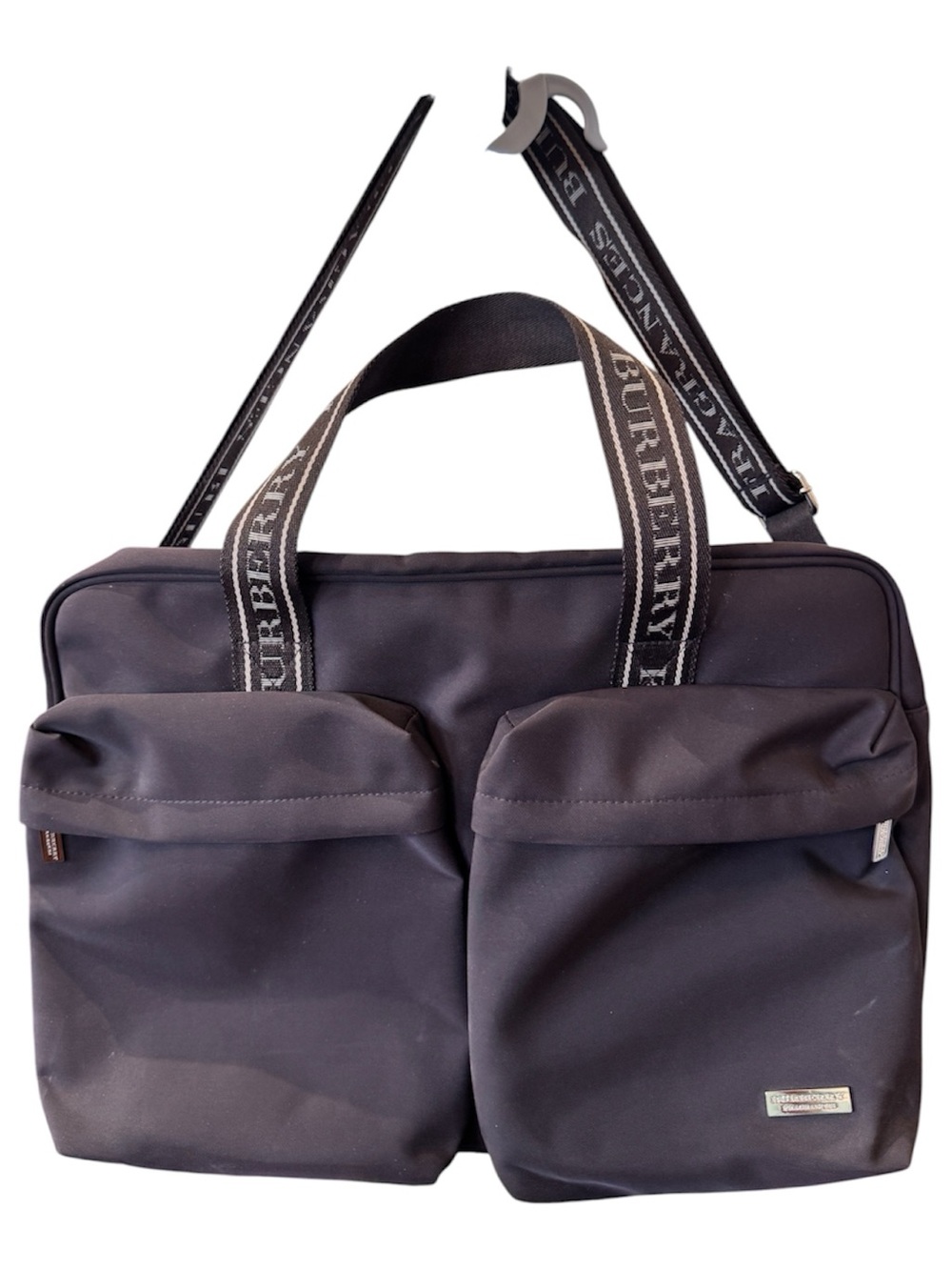Burberry brown travel Bag with Branded Straps